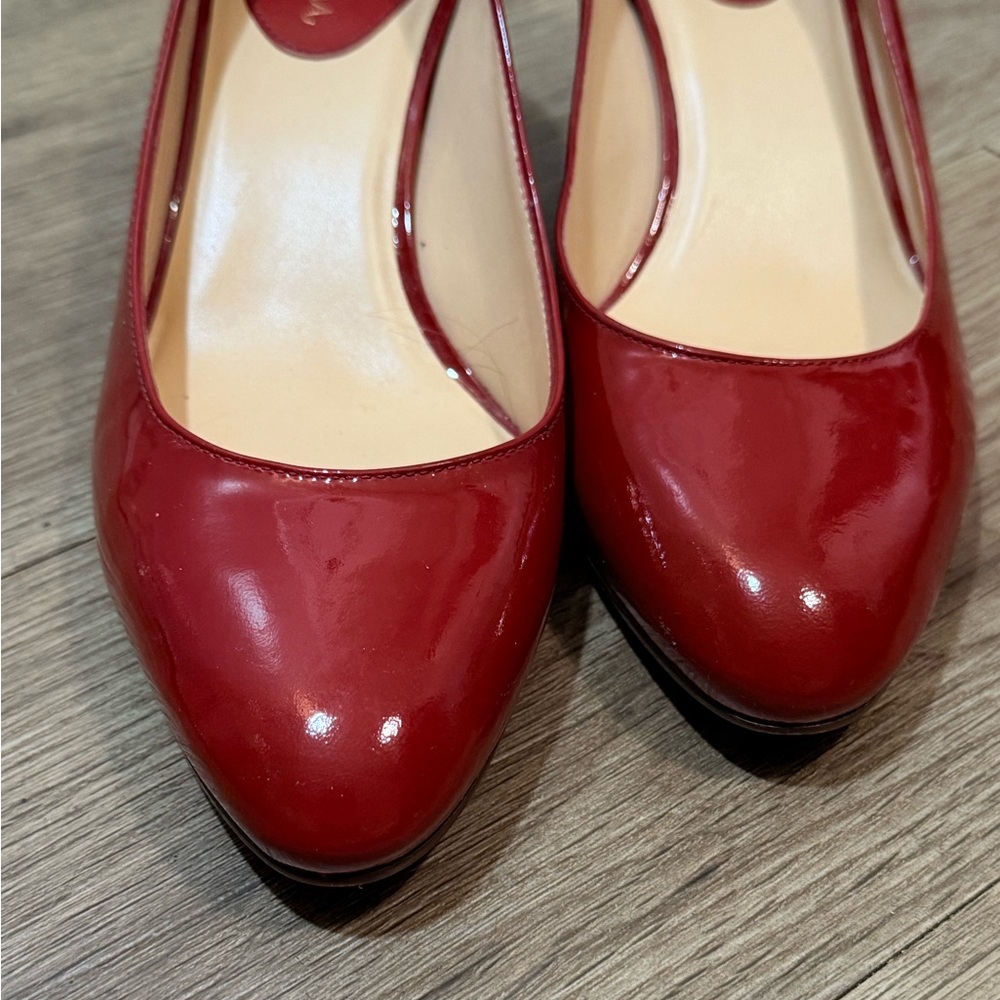 Cole Haan Nike Air Red Patent Leather Heels for Women Size 7B - Picture 7 of 10